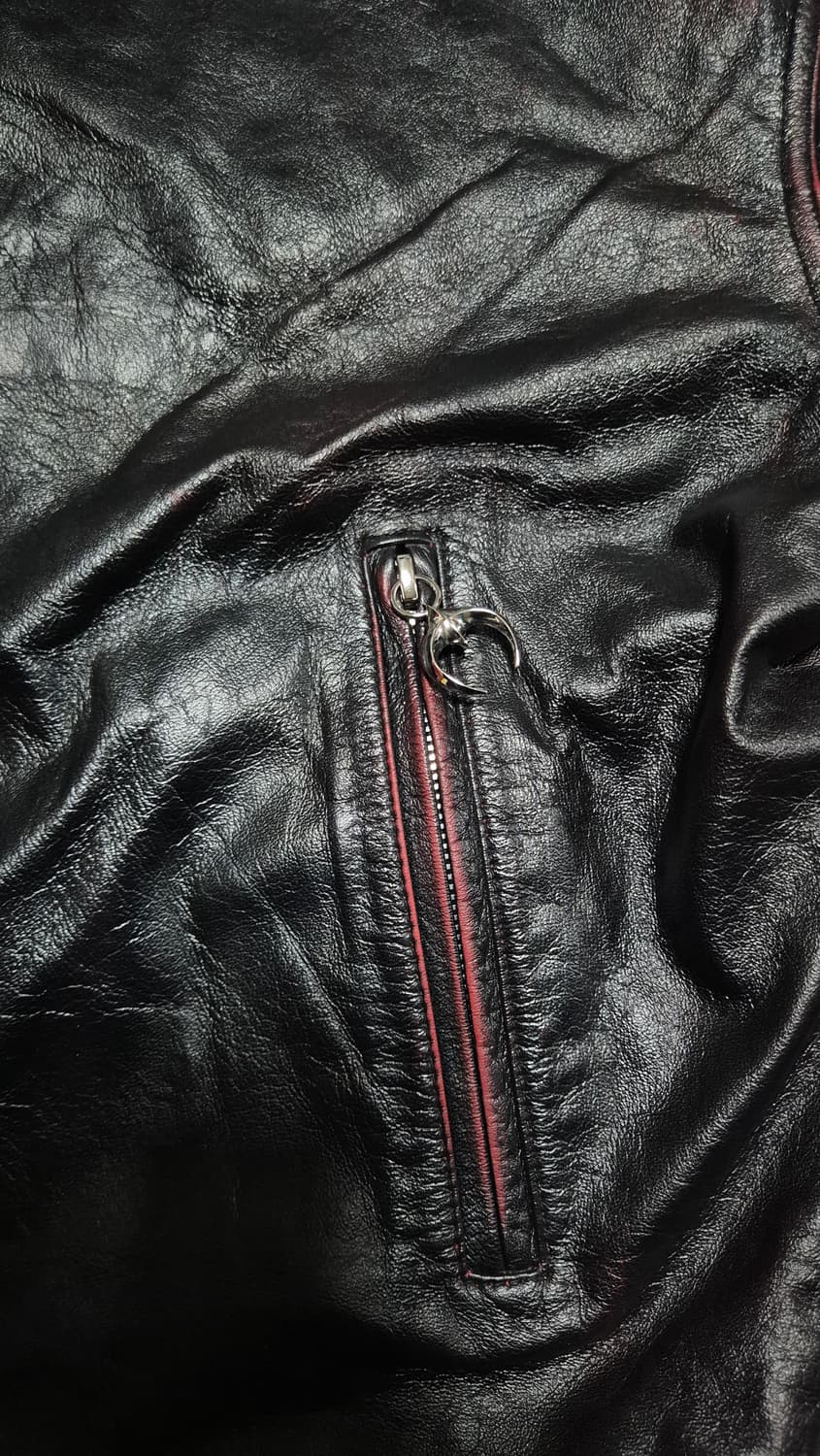 떠그클럽 26ss 미출시 가죽 자켓 상품이미지4