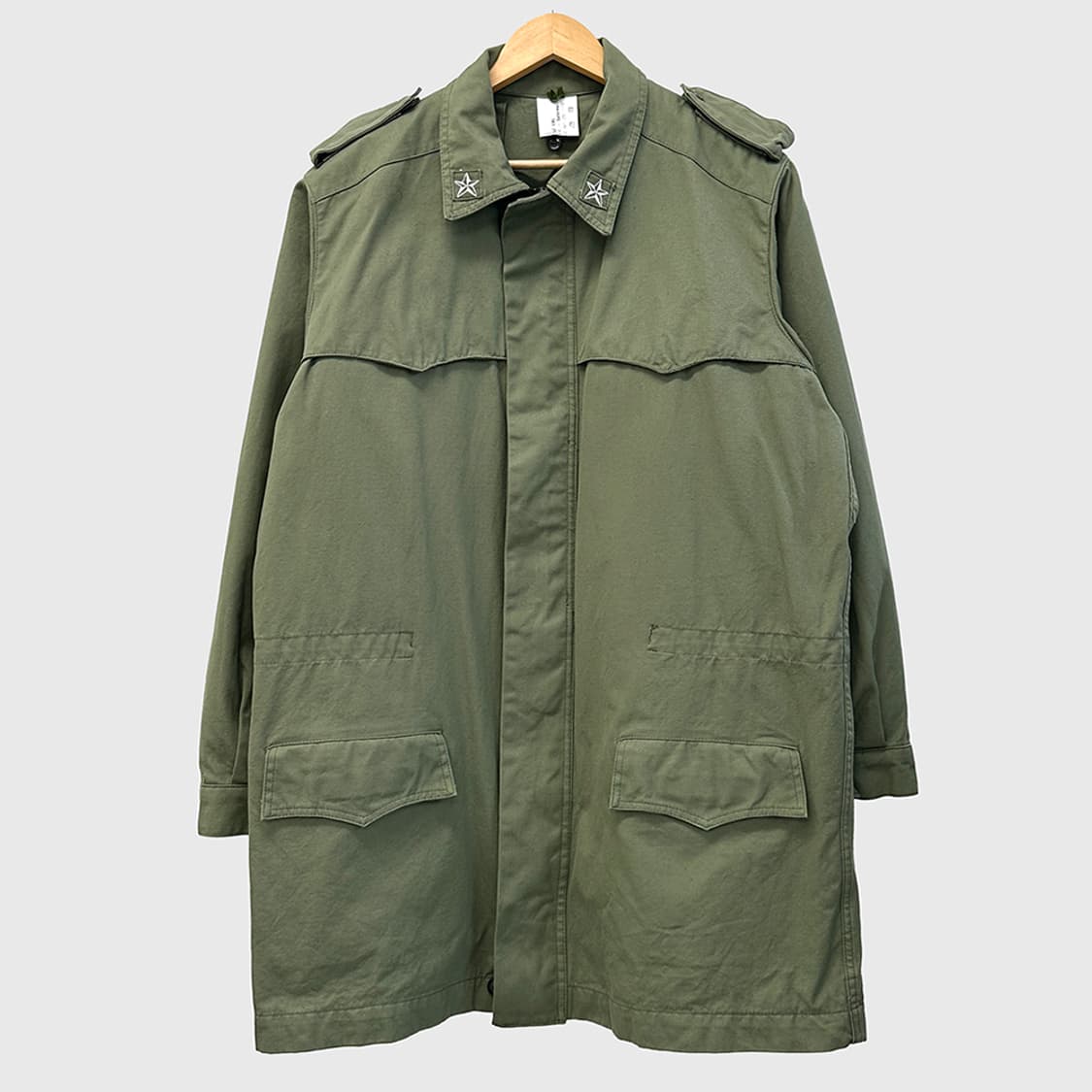 이탈리아 이태리 밀리터리 야상 점퍼 필드 자켓 카키 52 상품이미지1