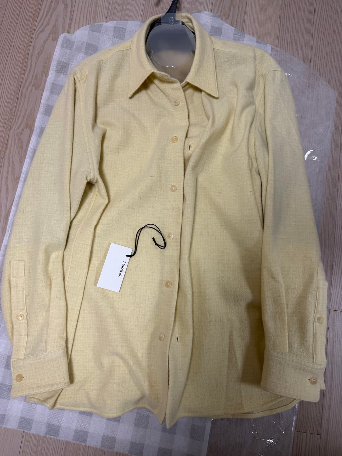 (3)오라리 울 캐시미어 셔츠 상품이미지1