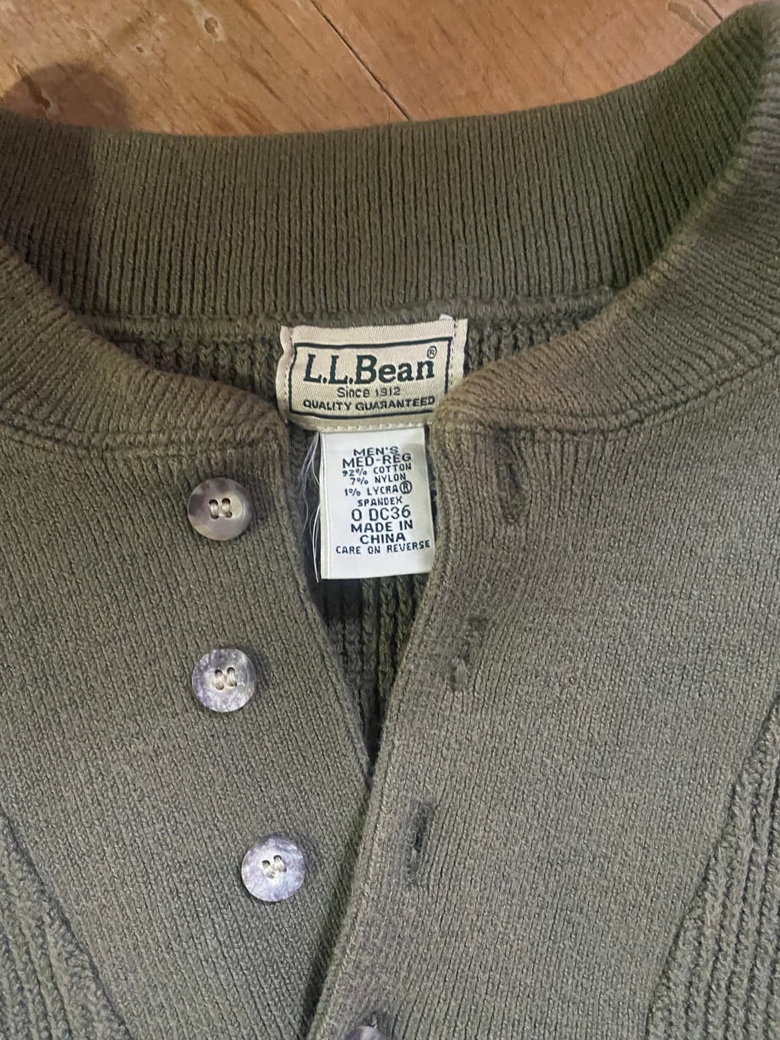 L.L.Bean 미군 밀리터리 남성용 니트 M (105) 상품이미지2