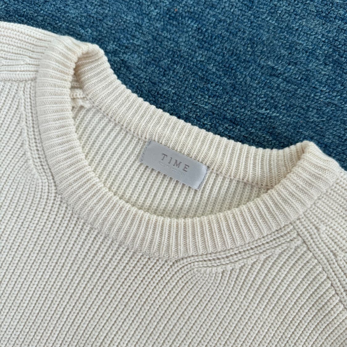 타임 아이보리 니트 105 상품이미지3