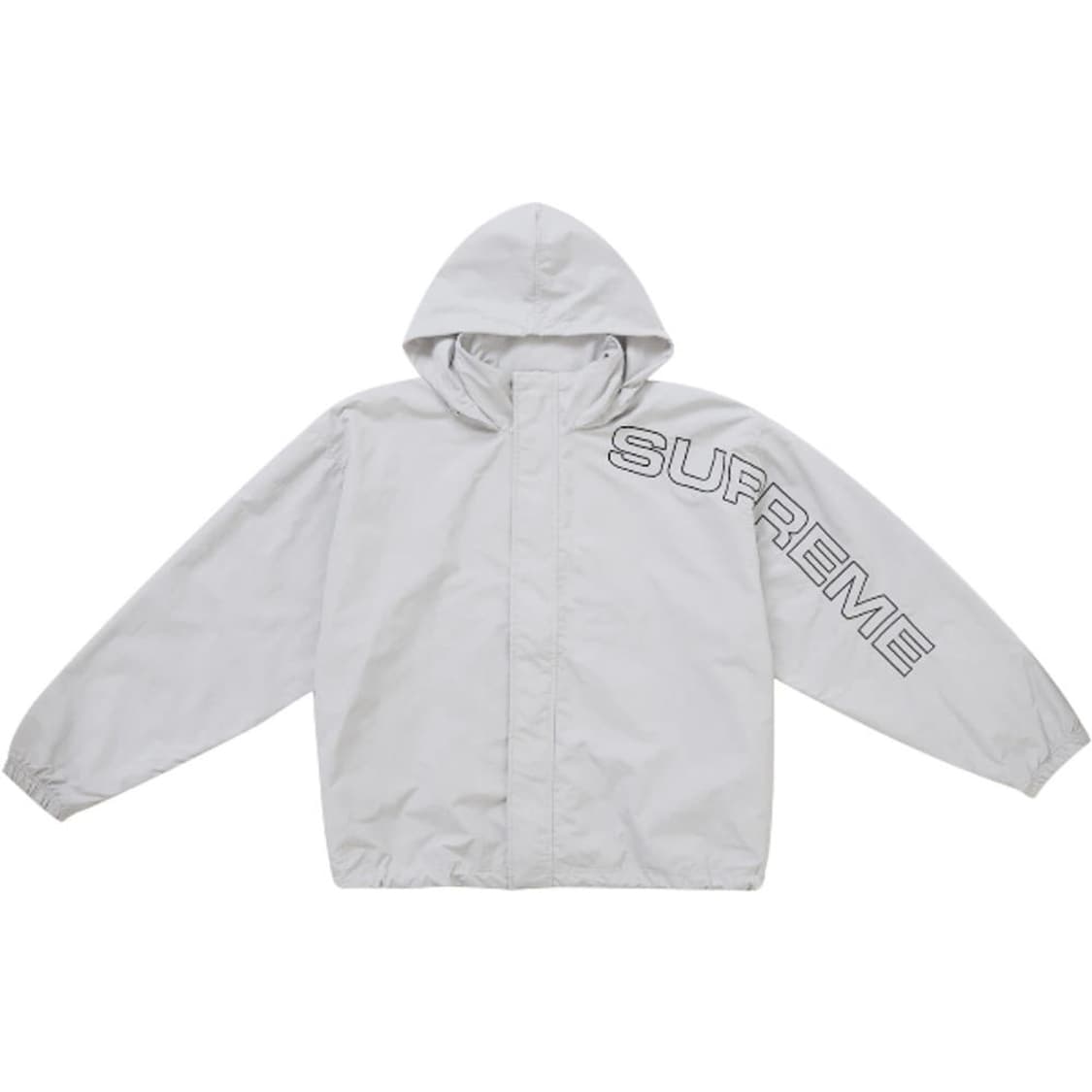 슈프림 스펠아웃 트랙 자켓 그레이 s 상품이미지1