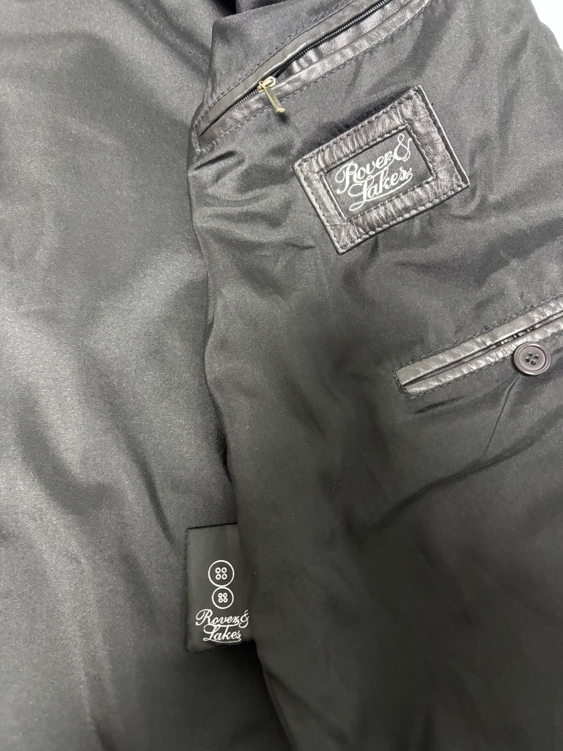 Rover&lakes 빈티지 램스킨 싱글레더자켓 상품이미지2