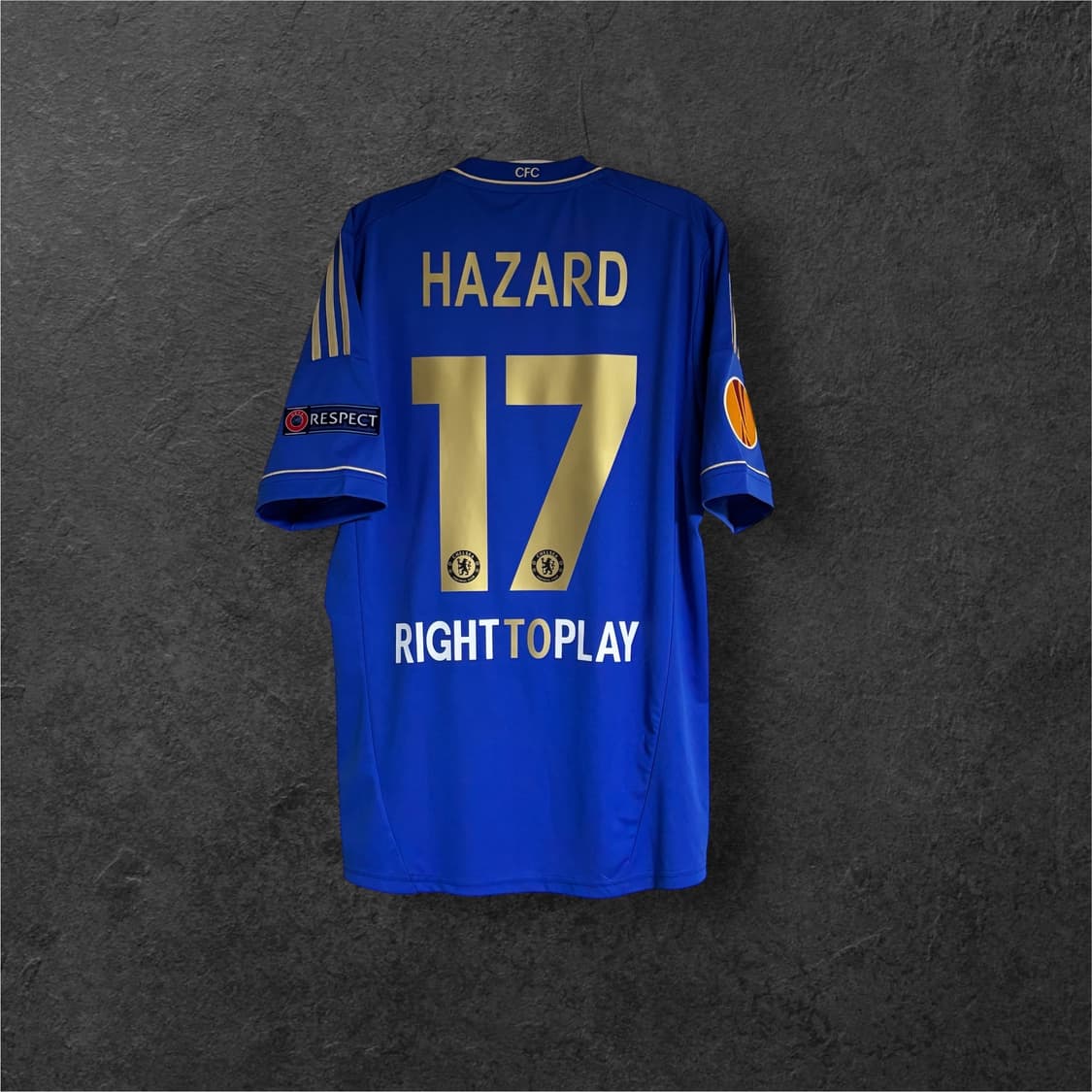 12-13 첼시 홈 유로파 아자르 유니폼 상품이미지2