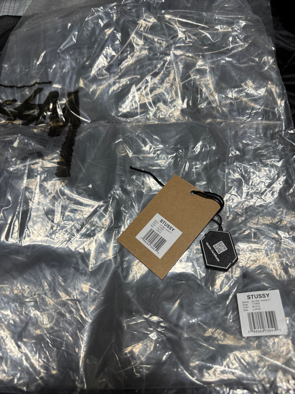 스투시 글로브 바시티 자켓 블랙 상품이미지7