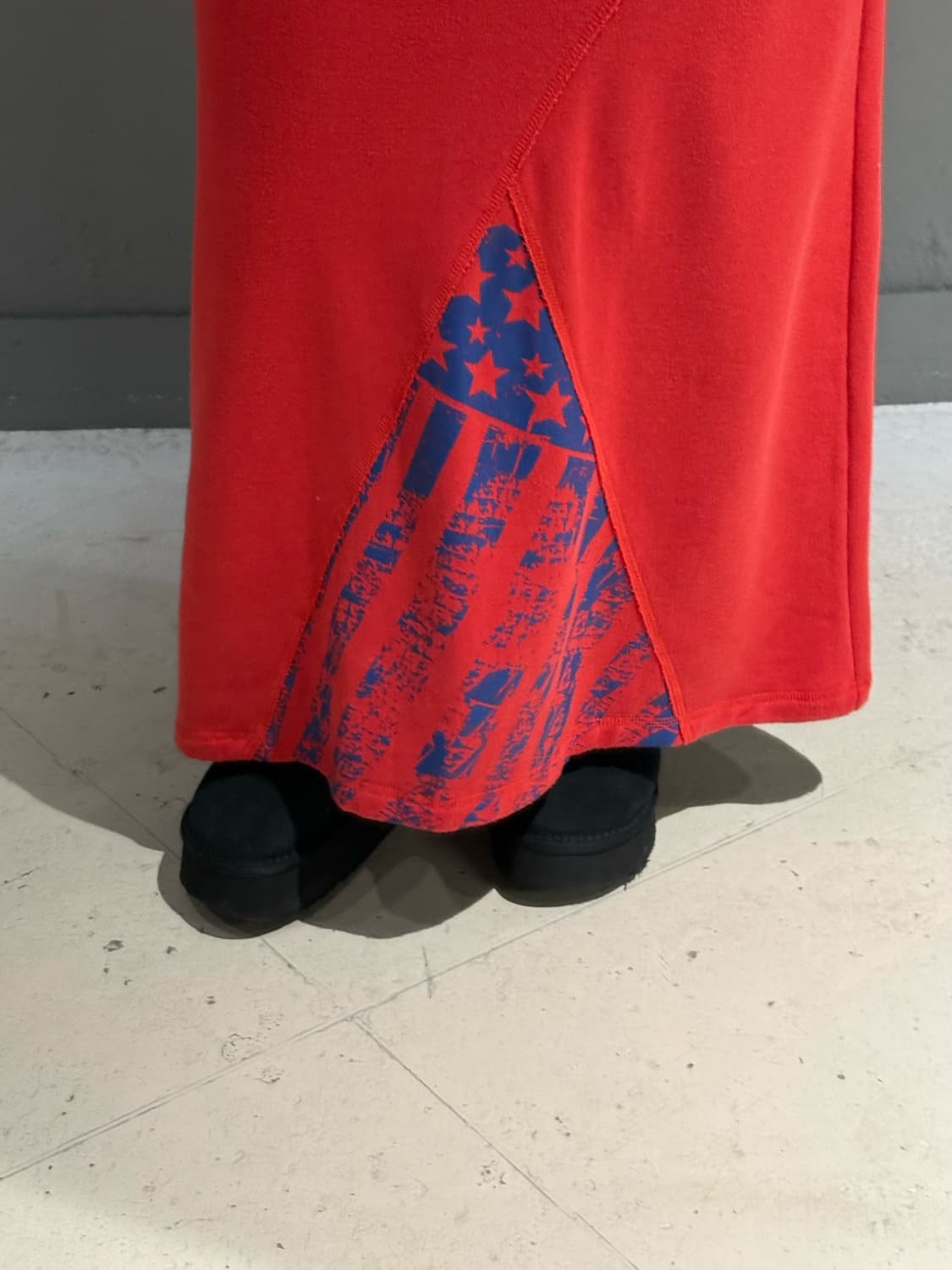 dog marking printing long skirt 상품이미지3