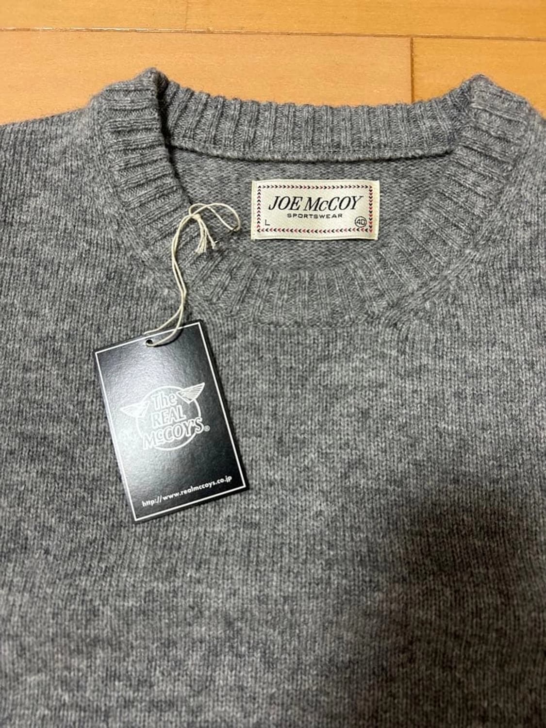 더 리얼 맥코이 조 맥코이 울 크루넥 스웨터 상품이미지2