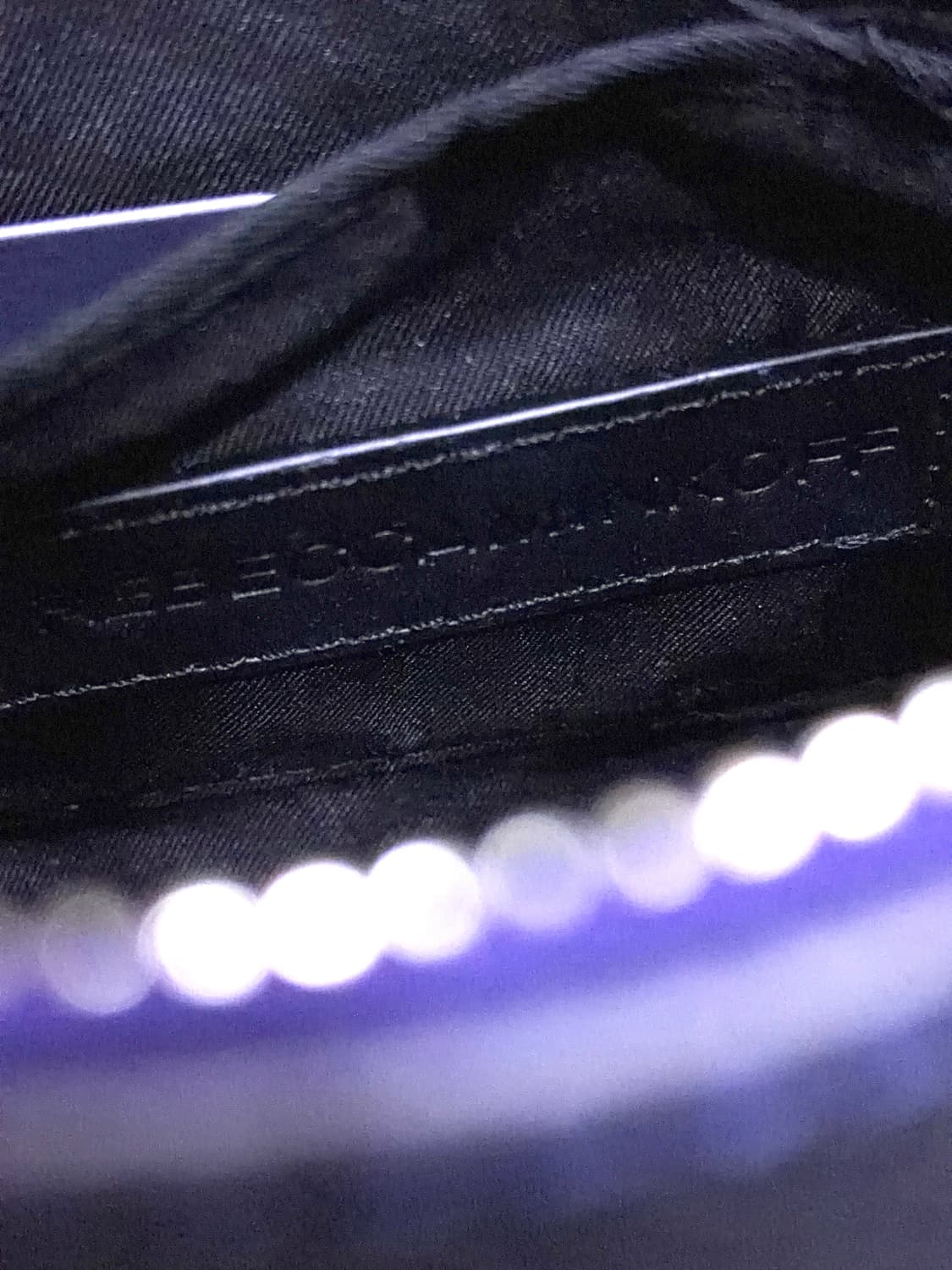 레베카밍코프 체인 크로스백 크로스바디 MAC 미니백 미드나잇 캐비어 상품이미지10