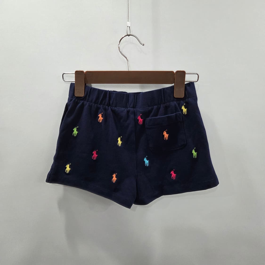 폴로랄프로렌 여아 멀티포니 밴딩 반바지 네이비 M/8/10  상품이미지3