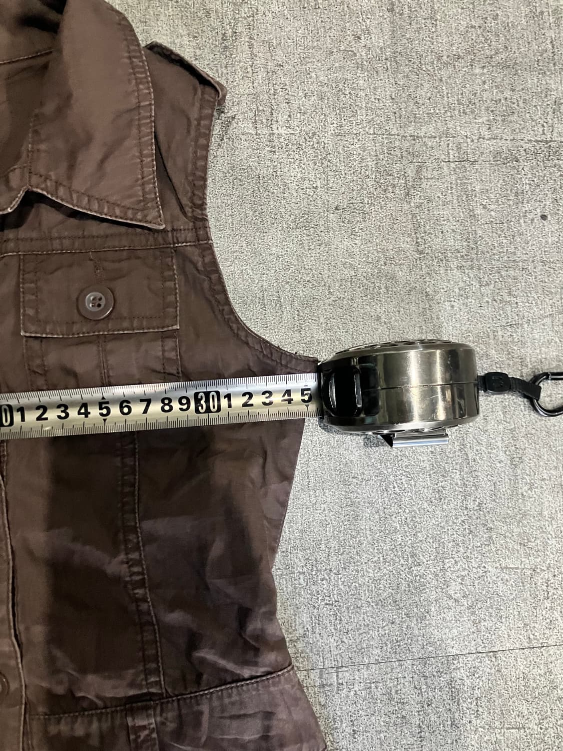 일본빈티지 핀터깔y2k 오리엔탈펑크 라떼갸루 포켓베스트자켓 상품이미지2