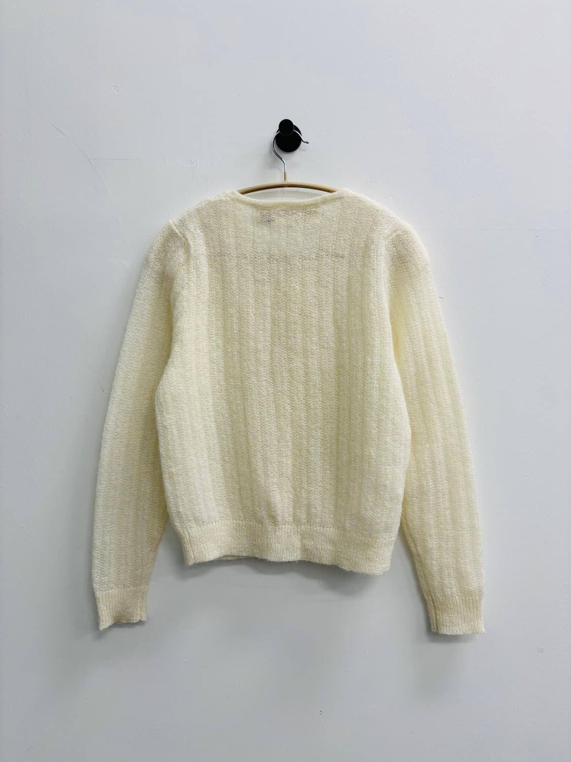 Viaplain(비아플레인) 링커 더블 버튼 모헤어 가디건 상품이미지5