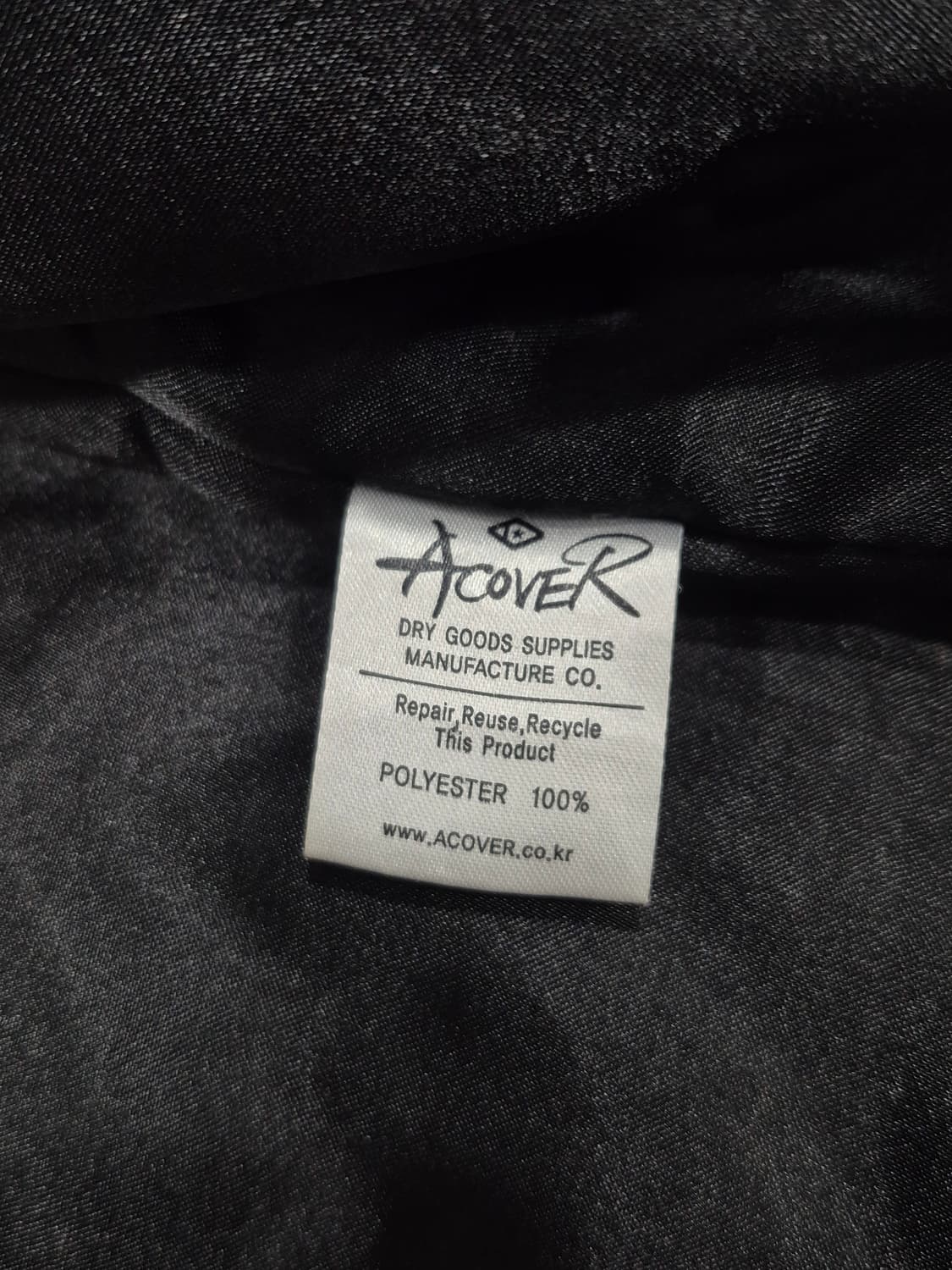 어커버 스카쟌 자수 점퍼 버건디 자켓남성 95사이즈 상품이미지7