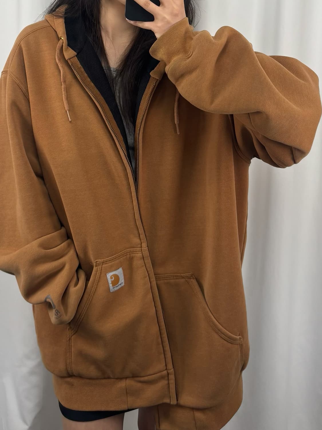 칼하트 레인디펜더 써멀 후드집업 상품이미지1