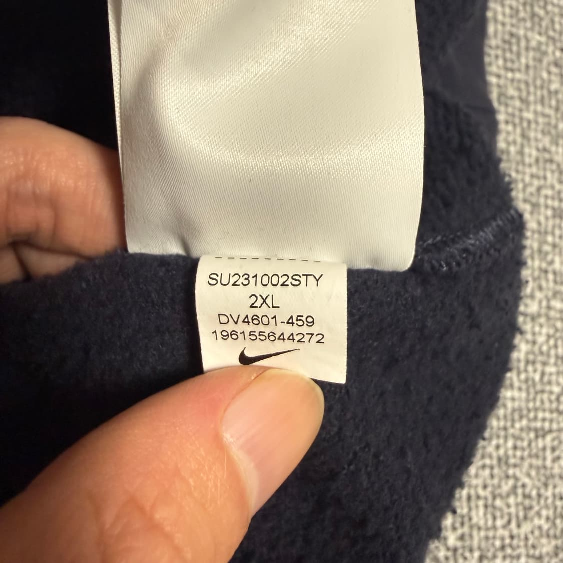 나이키 토트넘 후드티 2XL 네이비 상품이미지5