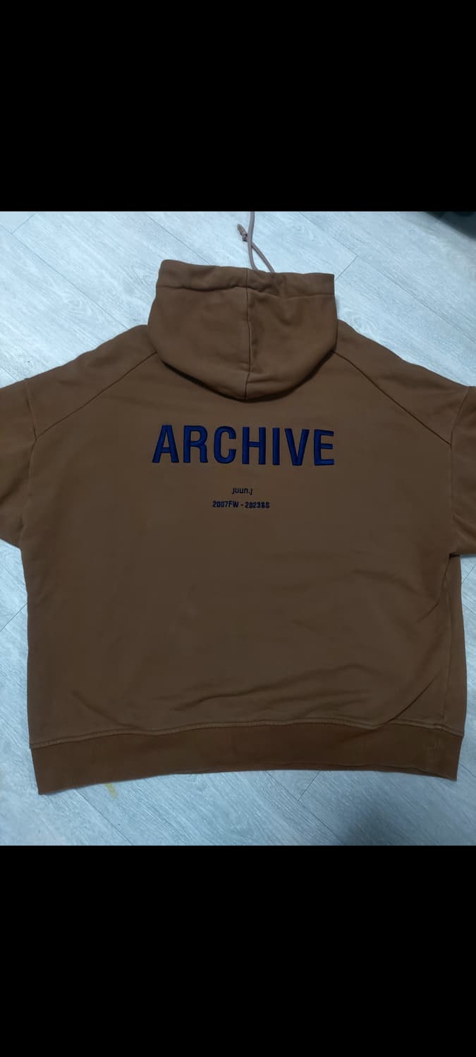 정품 준지 아카이브 후드 오버핏 상품이미지4