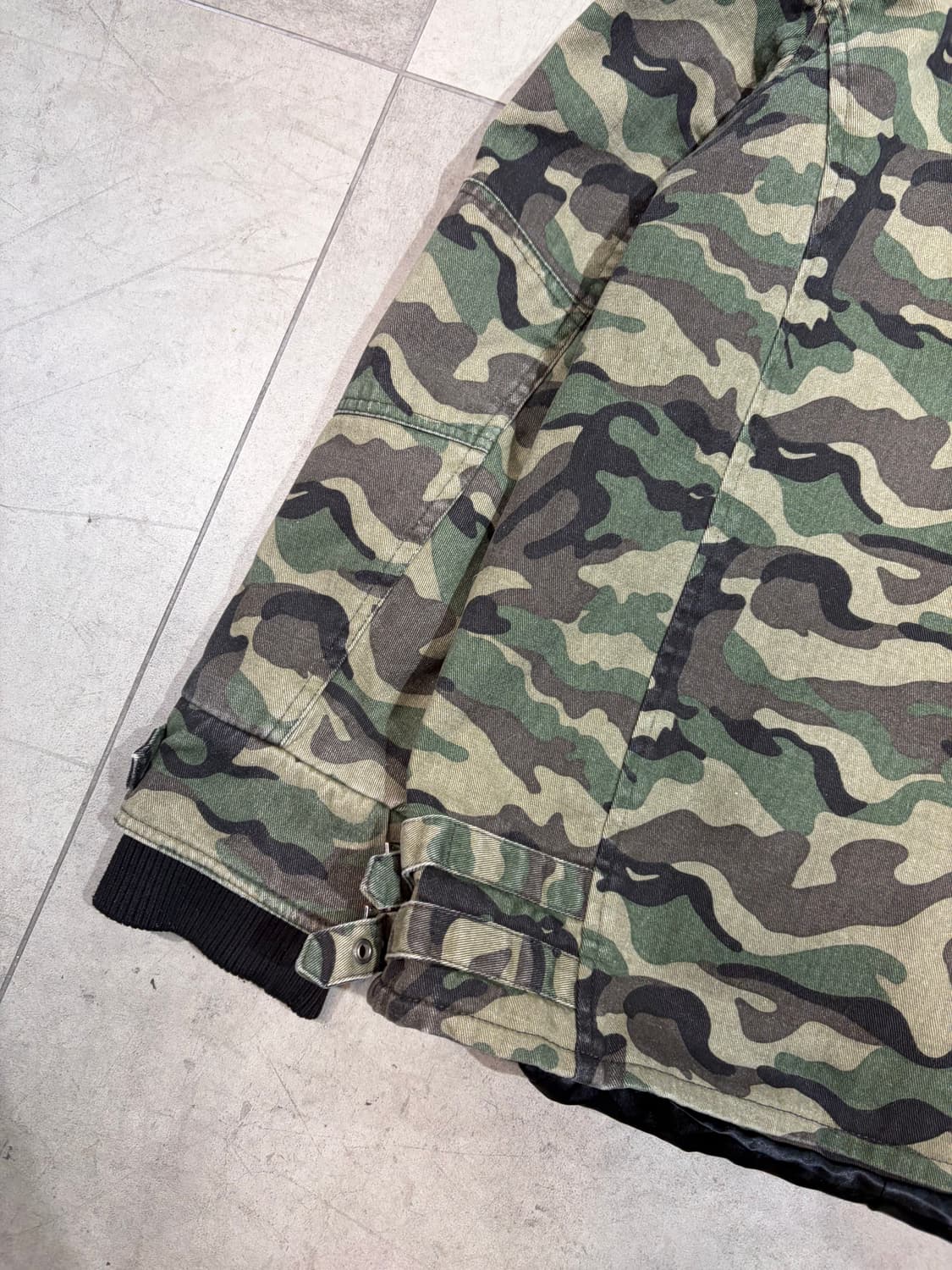 Maisongilfy 카모 밀리터리 퍼후드 집업 자켓 상품이미지6