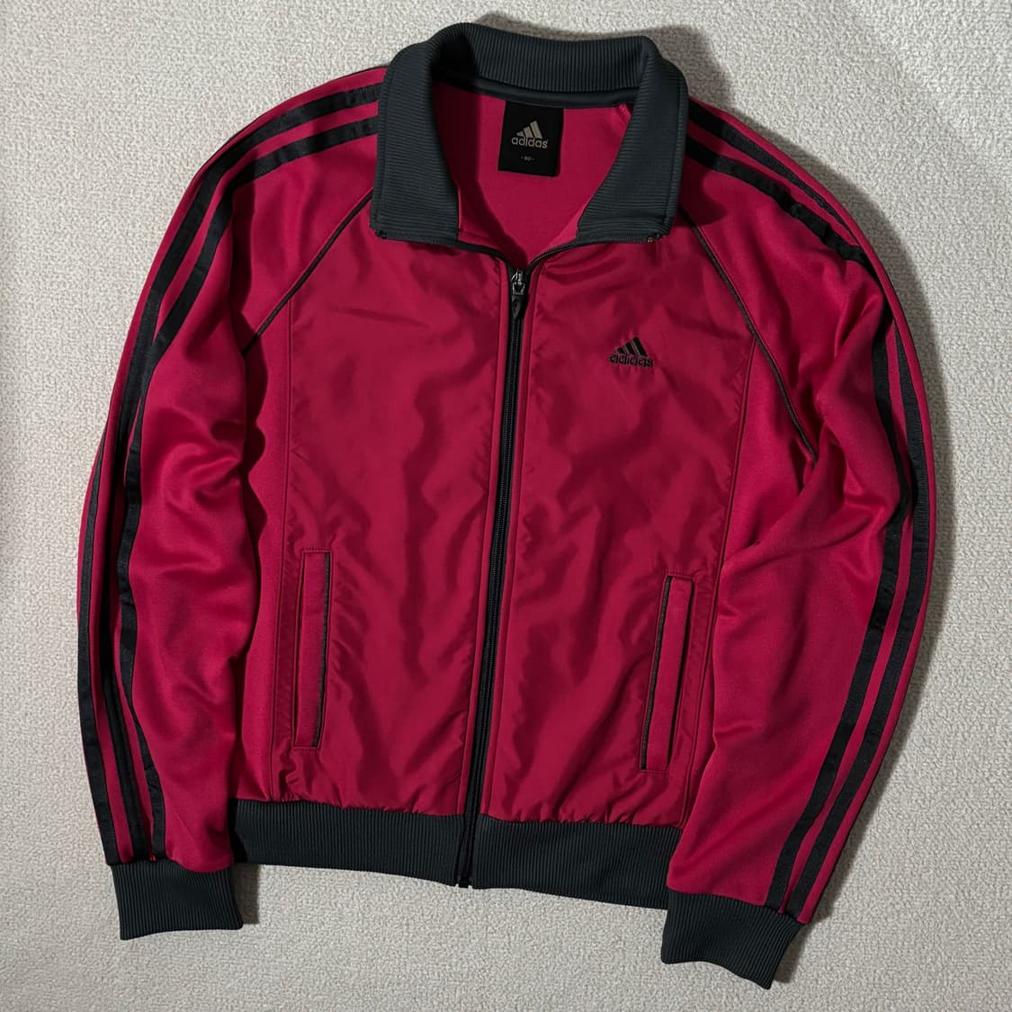 아디다스 딥핑크 그레이포인트 y2k 희귀 져지 상품이미지1