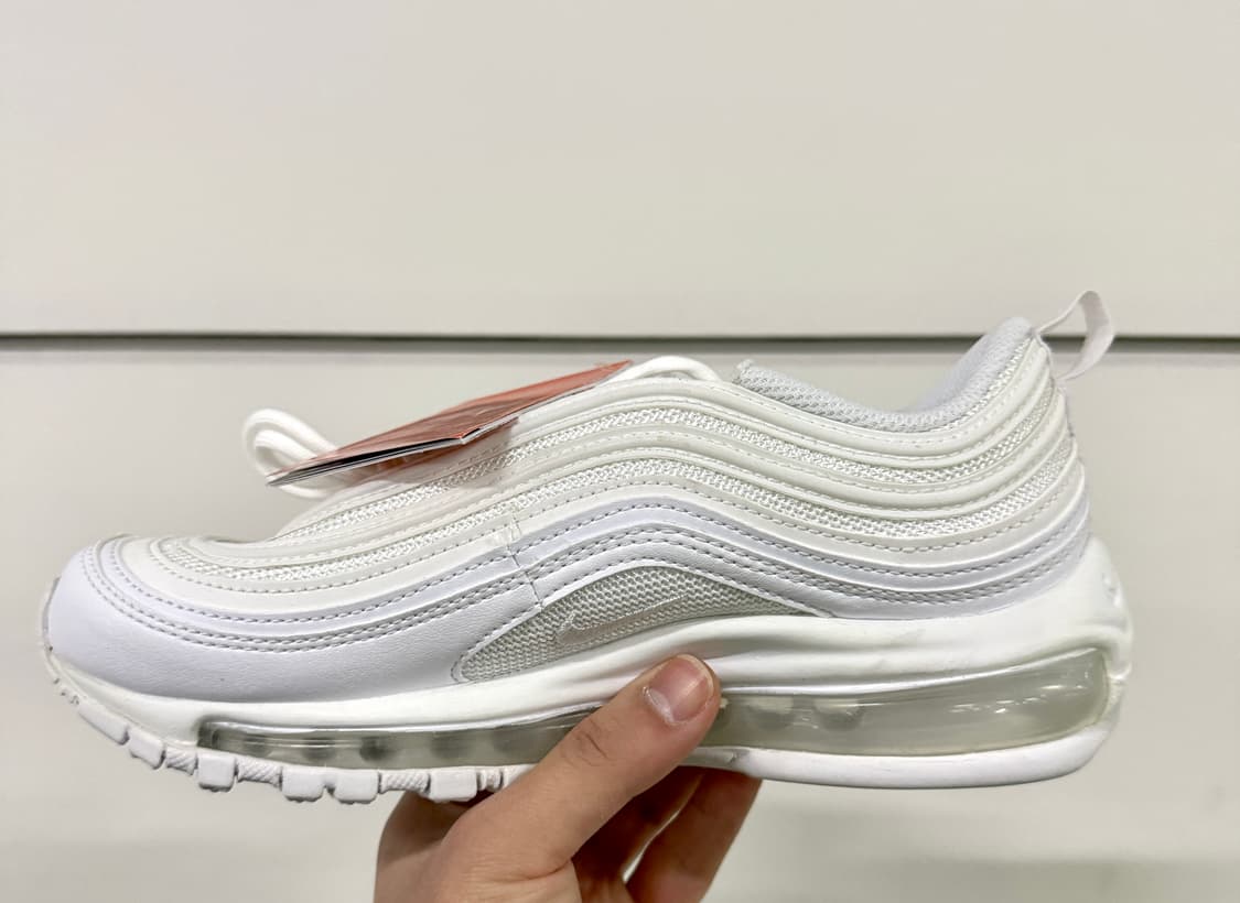 (235)(새상품)나이키 에어맥스 97 트리플 화이트 올백 상품이미지2