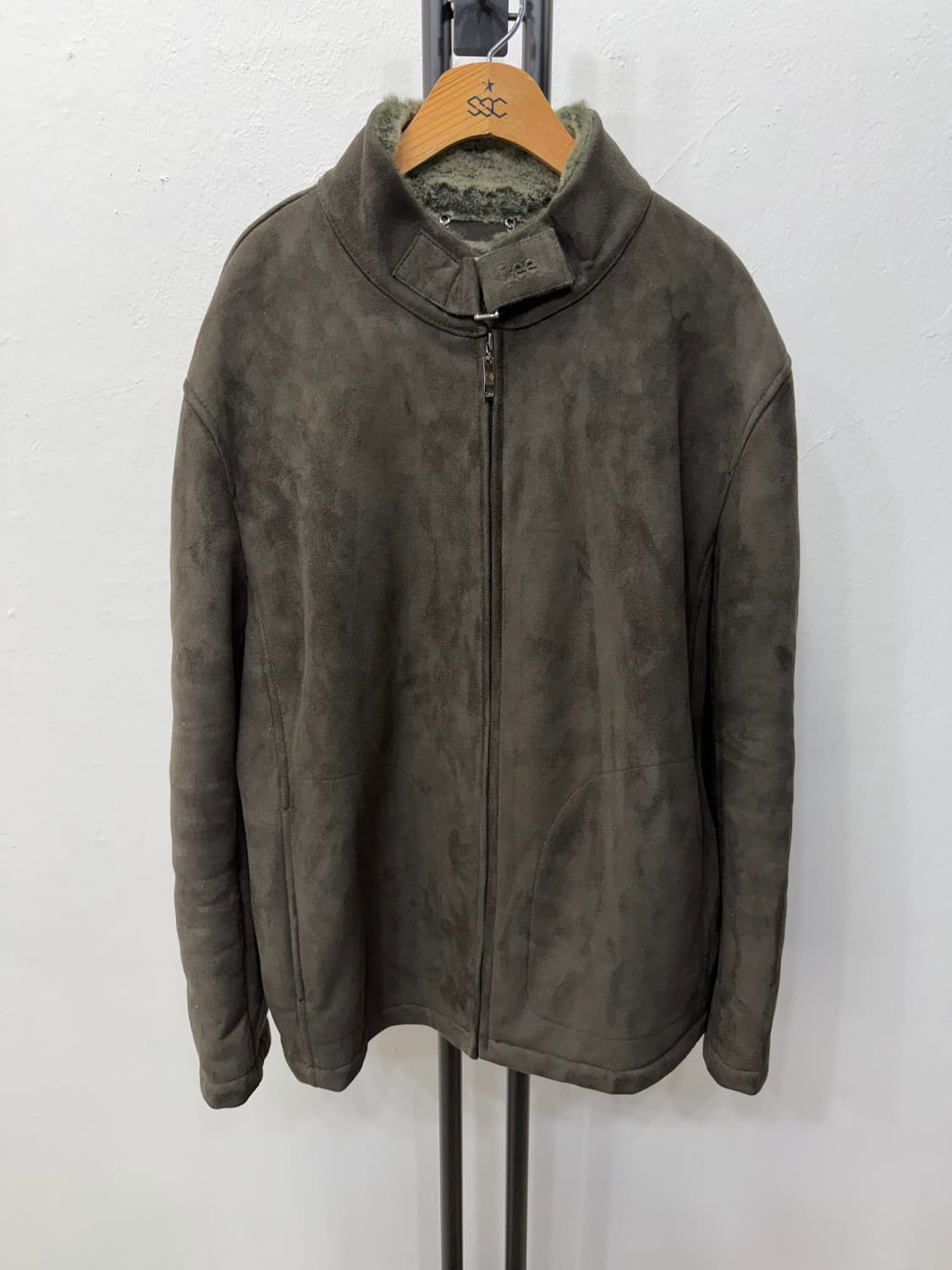 정품) LEE 리 스웨이드 무스탕 자켓 100 상품이미지1