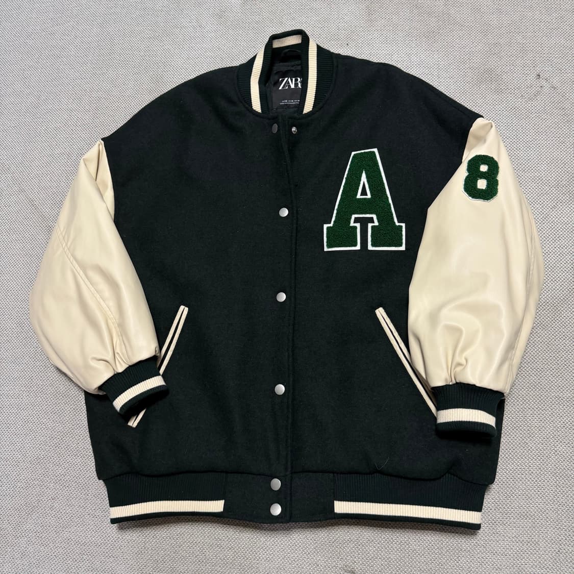 자라 레터링 바시티 자켓 상품이미지1