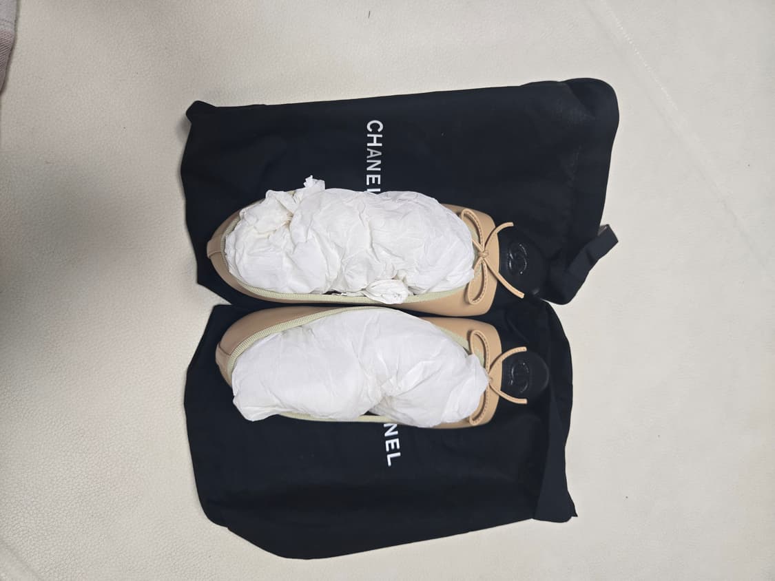 240사이즈 샤넬 플랫 검베 새상품 상품이미지3