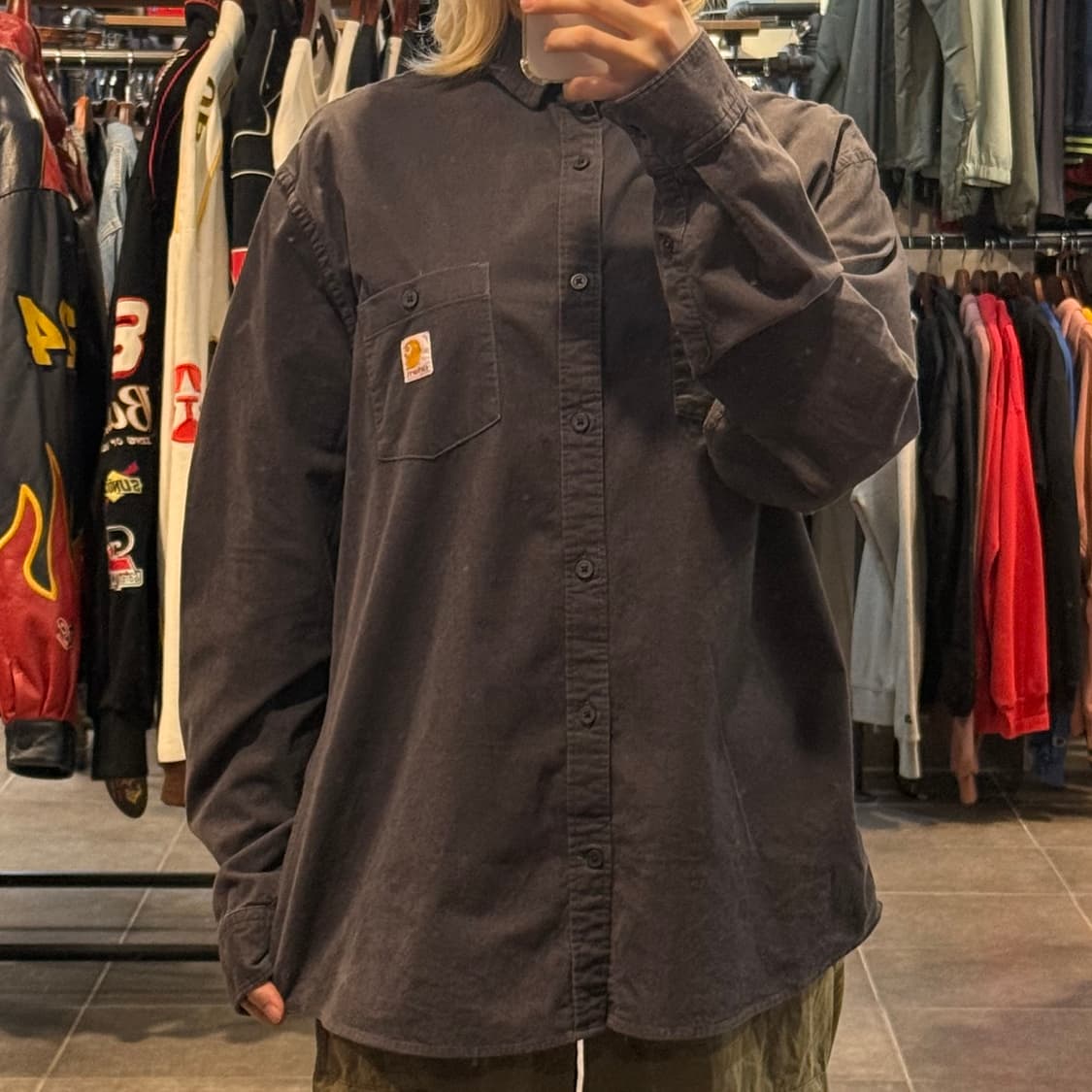 [NO.9] 칼하트 코듀로이 긴팔셔츠 상품이미지2