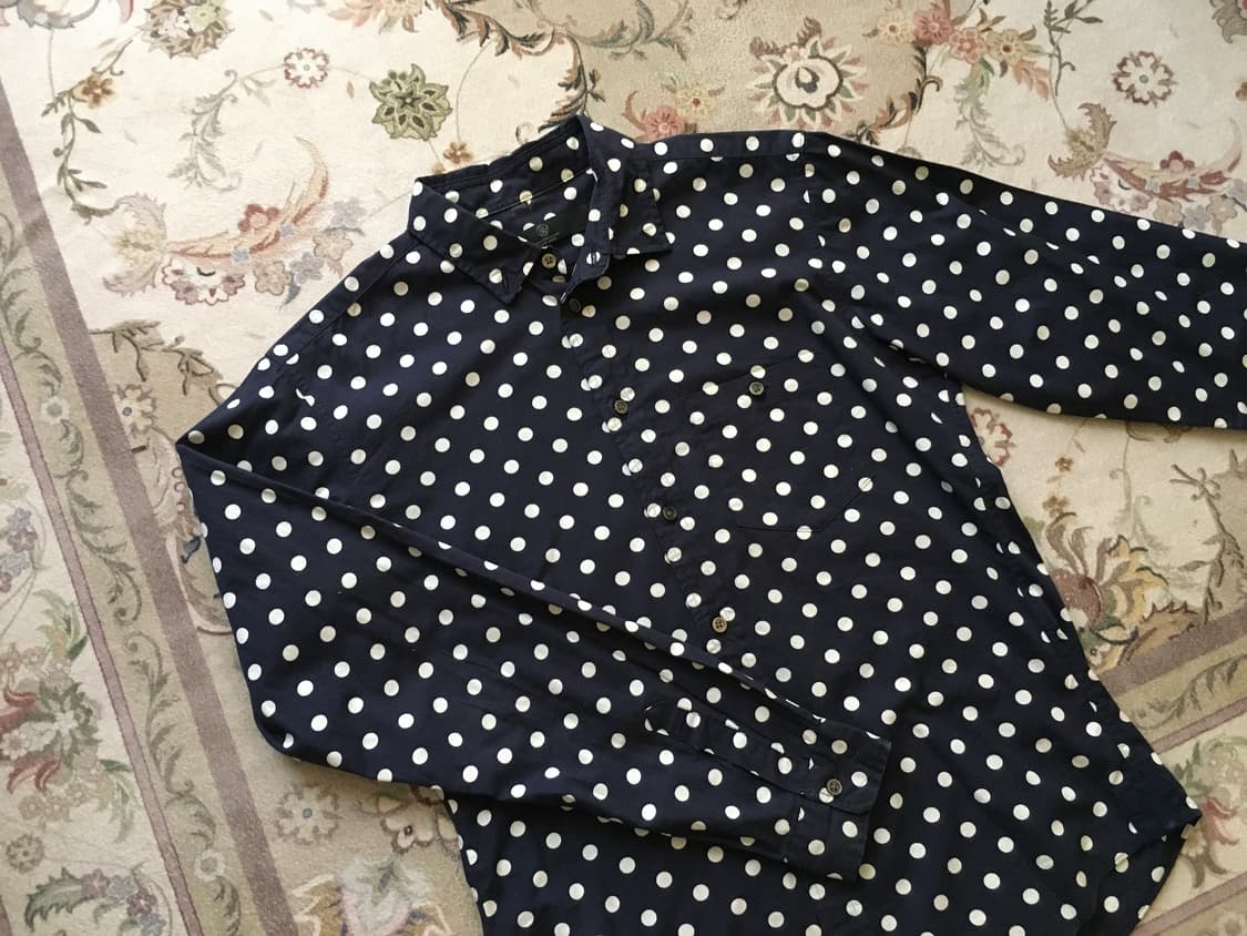 꼼데st 도트 셔츠 상품이미지1