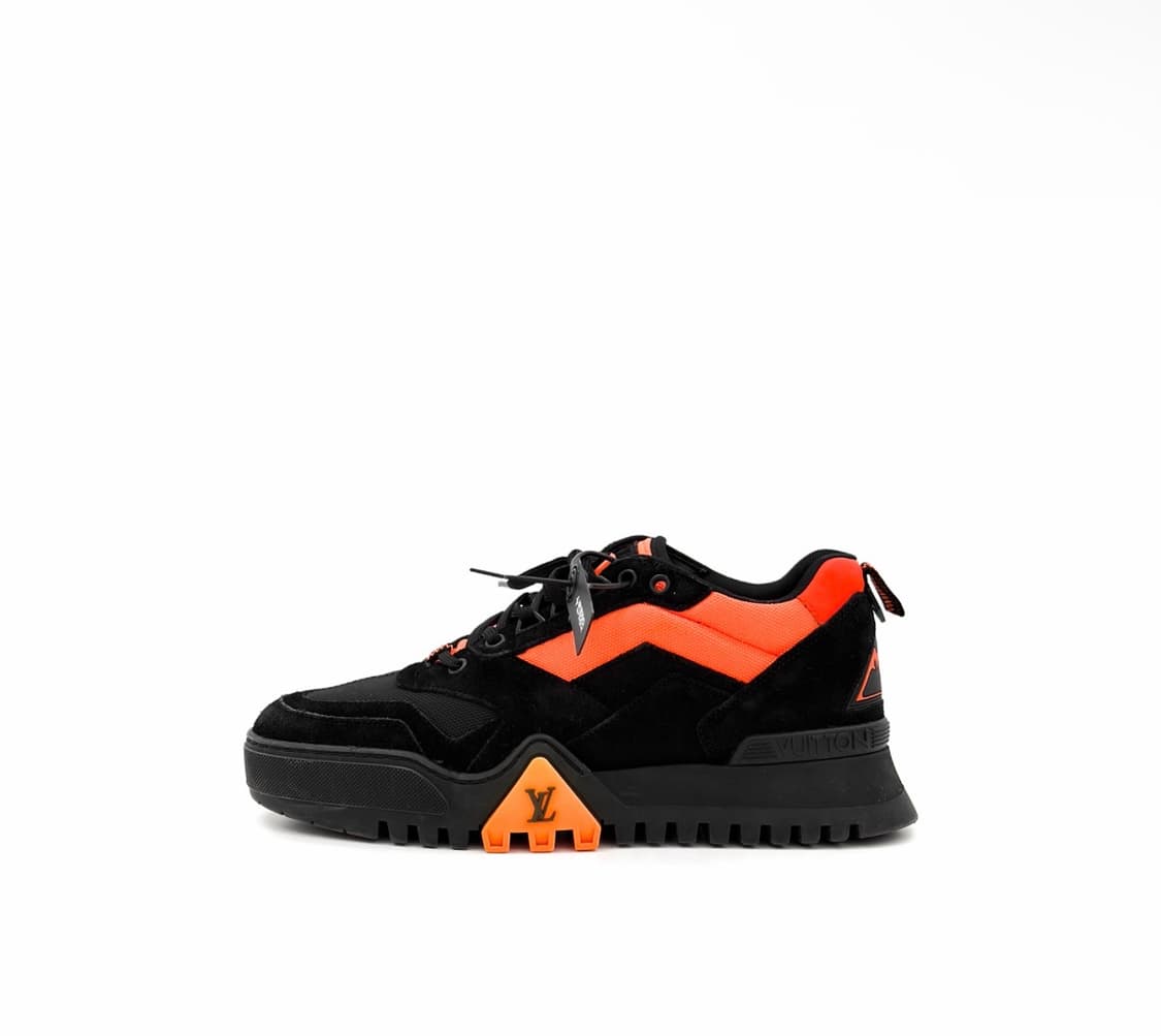 [7] 루이비통 LV 트레이너 하이킹 스웨이드 버질아블로 스니커즈 블랙 상품이미지2