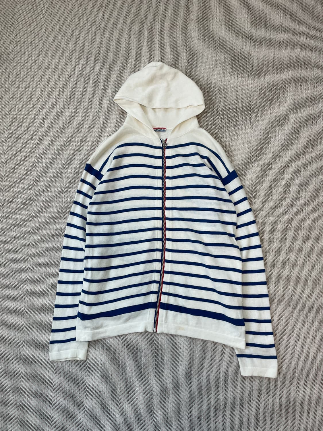 45rpm 스트라이프 후드 가디건 집업  J03767 상품이미지1