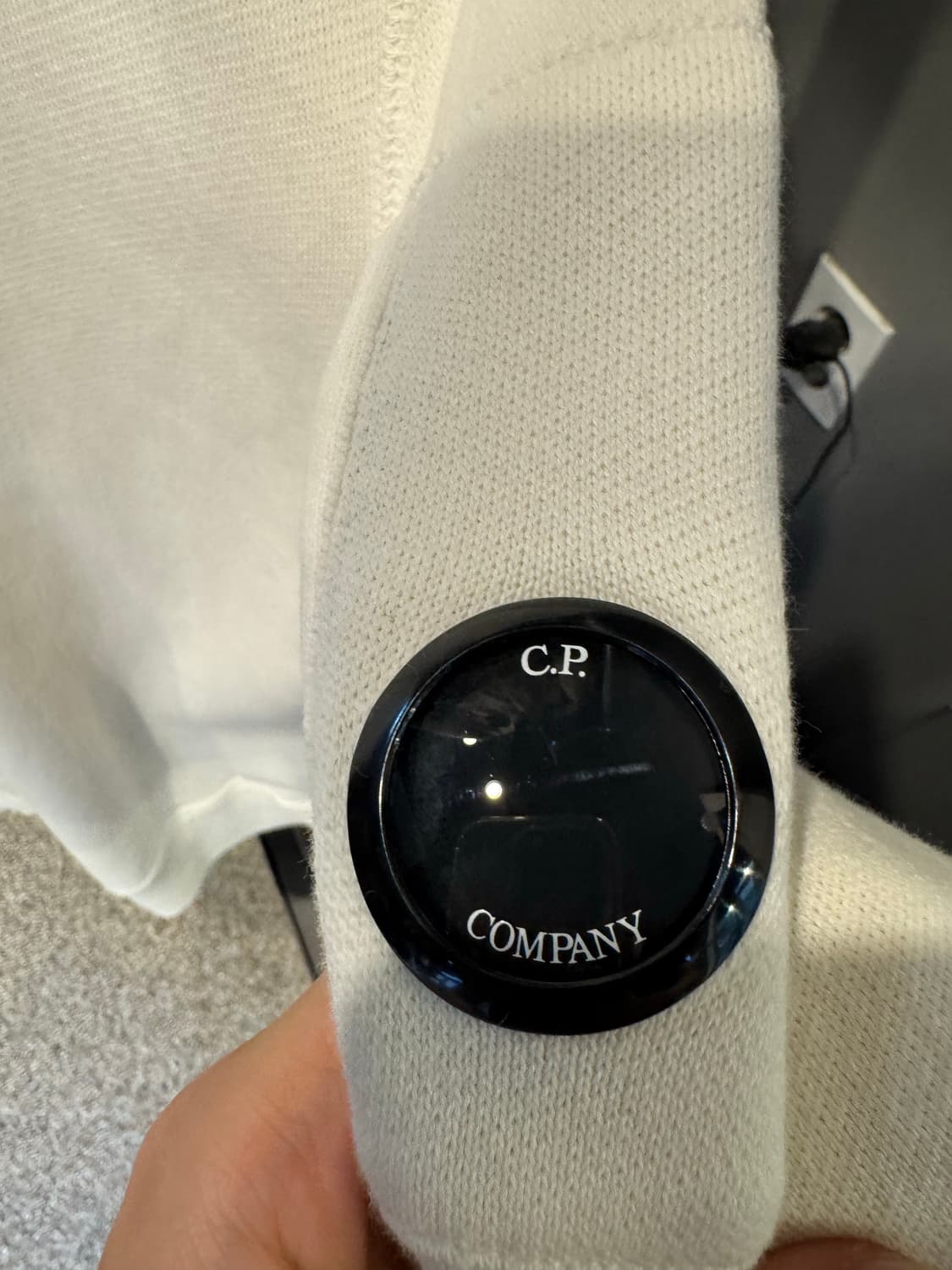 CP컴퍼니 화이트 후드티 상품이미지3