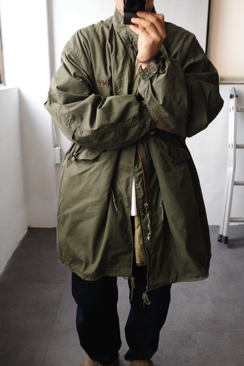 80s M-65 오리지널 피쉬테일 개파카 상품이미지3