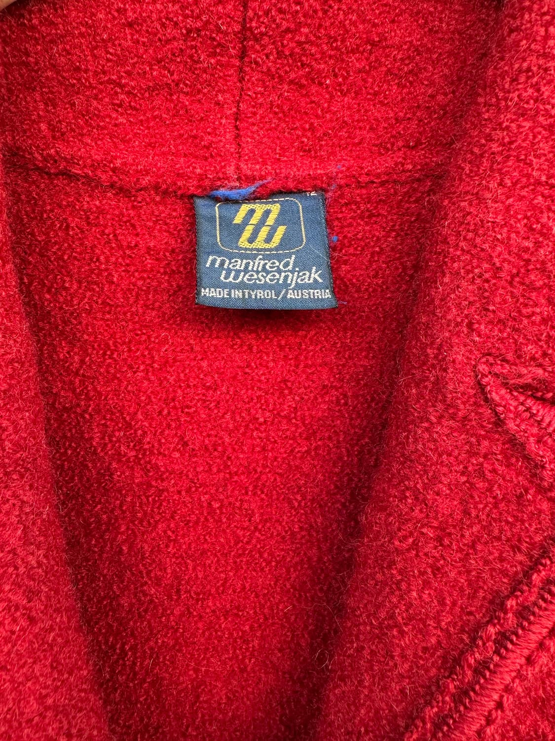 Manfred Wesenjak 티롤 레드  울 자켓 상품이미지4