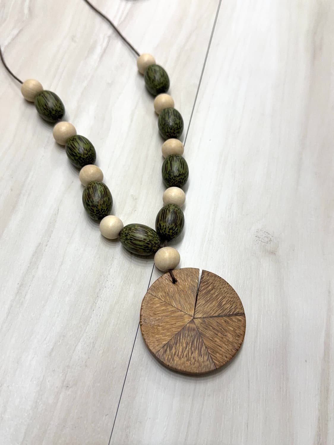 Wood necklace 상품이미지4