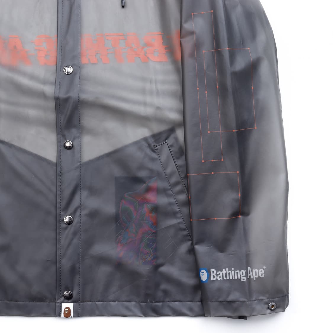 베이프 클리어 후디 자켓 (PVC자켓) 상품이미지4