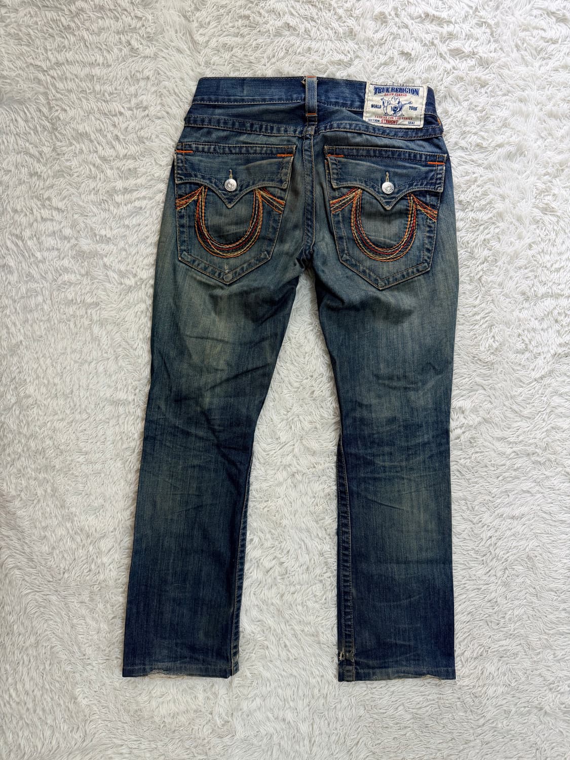 정품 트루릴리전 (True Religion) 스트레이트 진 - 빈티지 워 상품이미지4