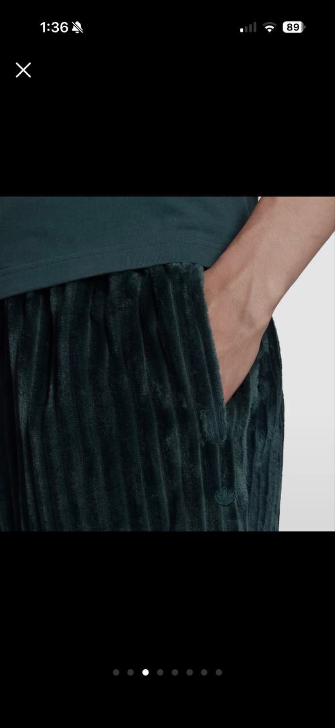 아디다스 벨벳 조거팬츠 M 상품이미지3