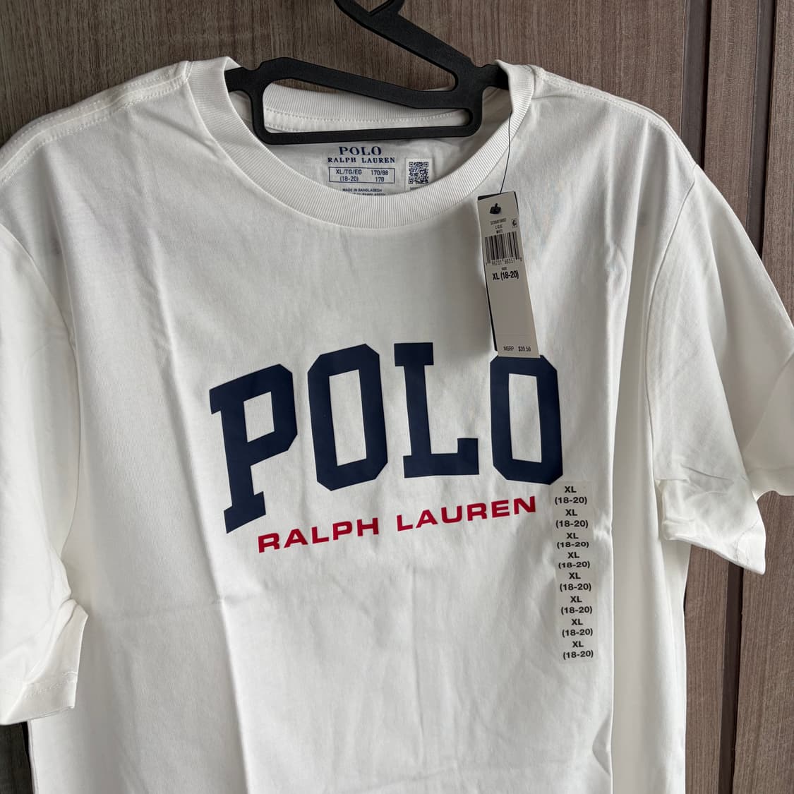 [새상품]폴로랄프로렌 로고 반팔티셔츠 화이트 키즈 상품이미지2