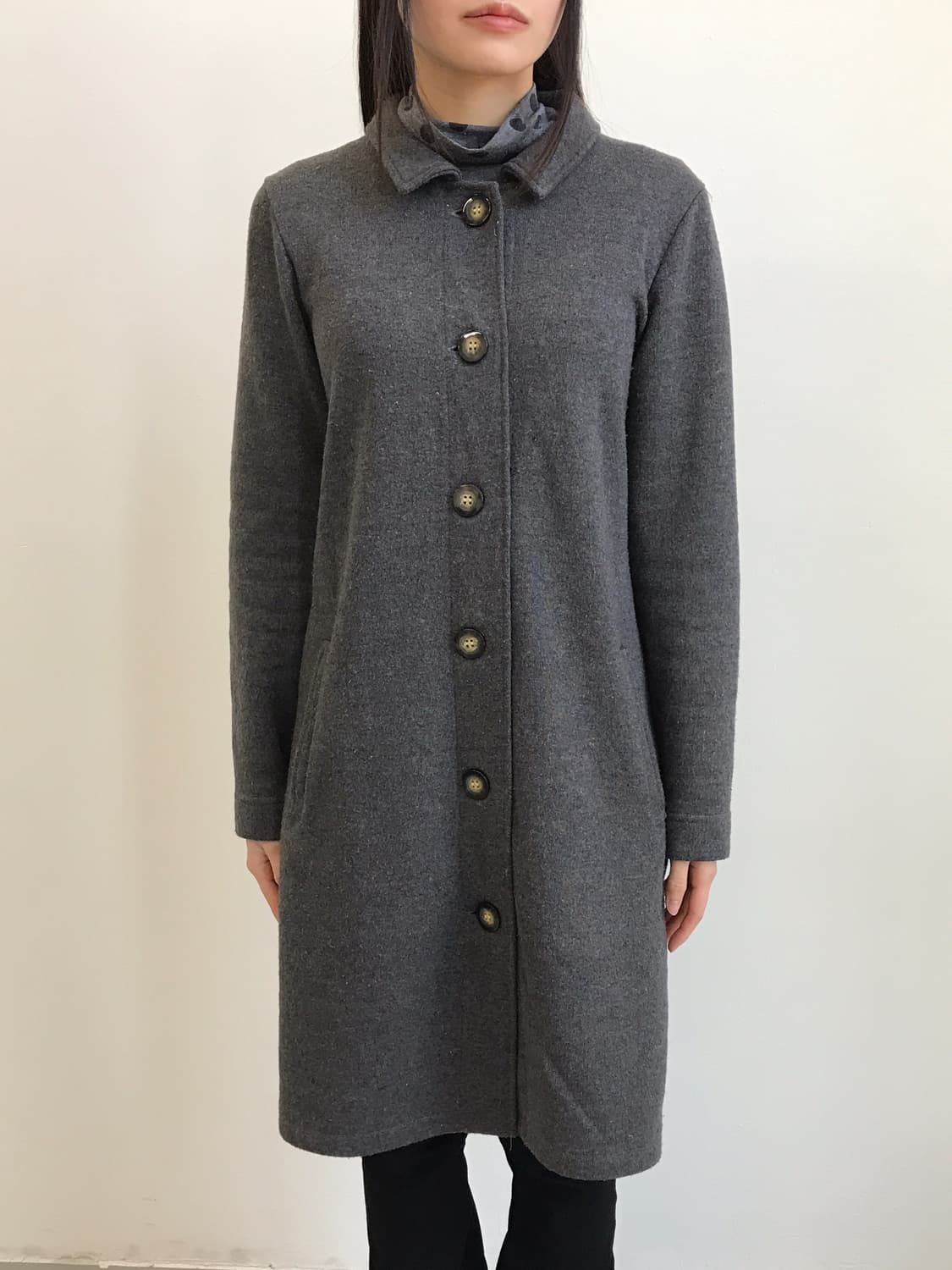 jpn Grey Single Breasted Cardigans 상품이미지3