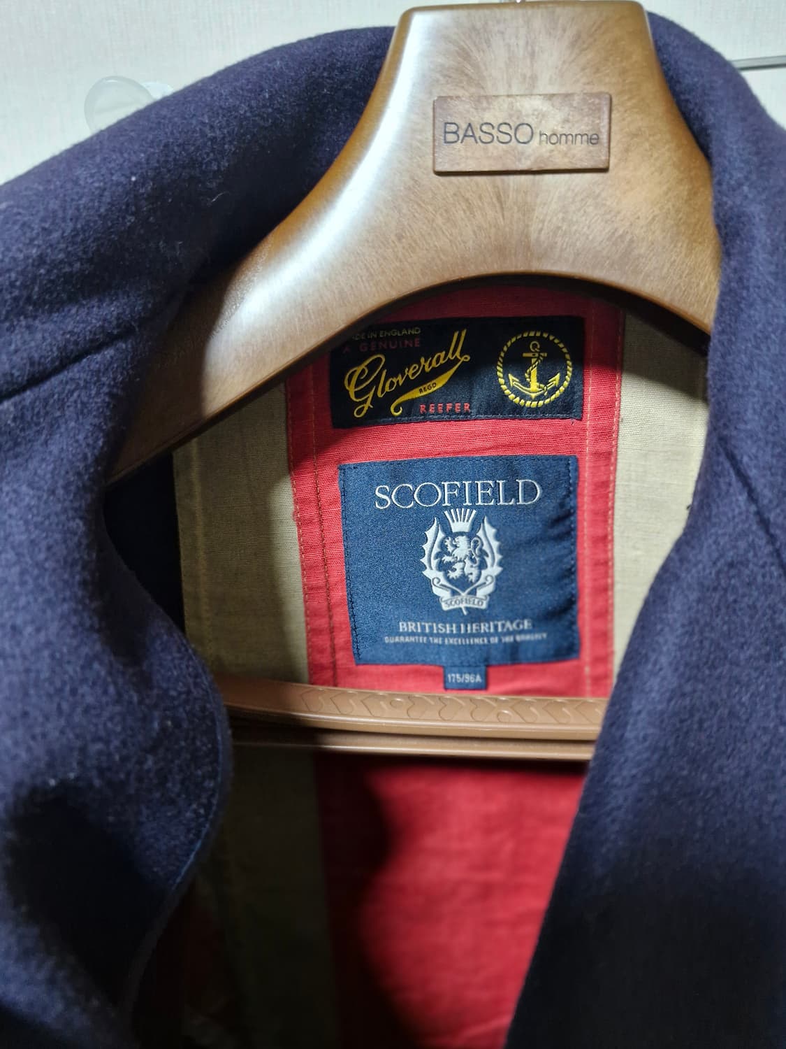 글로버올 피코트 네이비 175/96a 상품이미지3