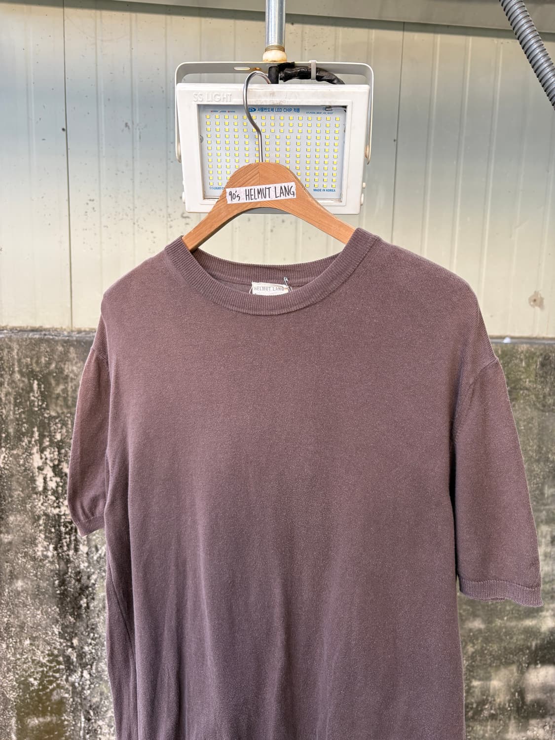 90's 헬무트랭 반팔 코튼 니트 상품이미지3