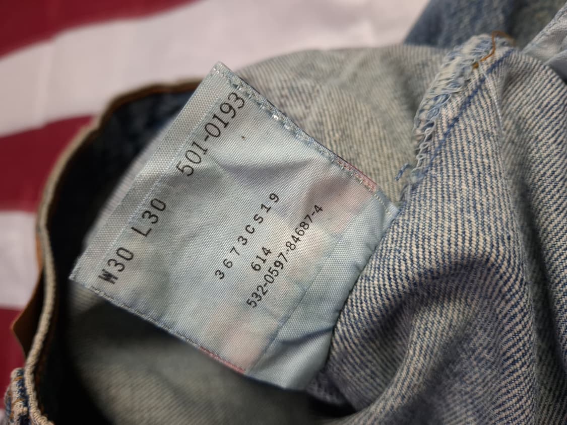 오리지날 00's 미국제조 리바이스 501 데님진 상품이미지6