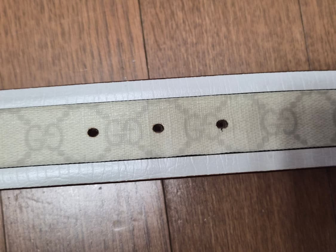 (정품) 구찌 GG 버클 벨트 80사이즈 명품 가죽 허리띠 상품이미지5