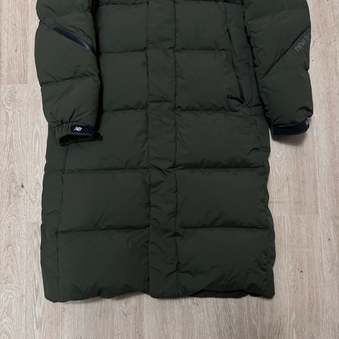 뉴발란스 남성 덕다운 후드 롱패딩 M/95  상품이미지4