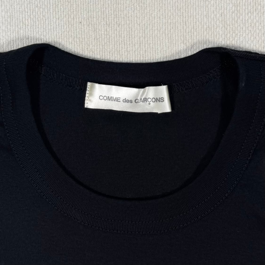 Velour Patch T-shirt Black 상품이미지5