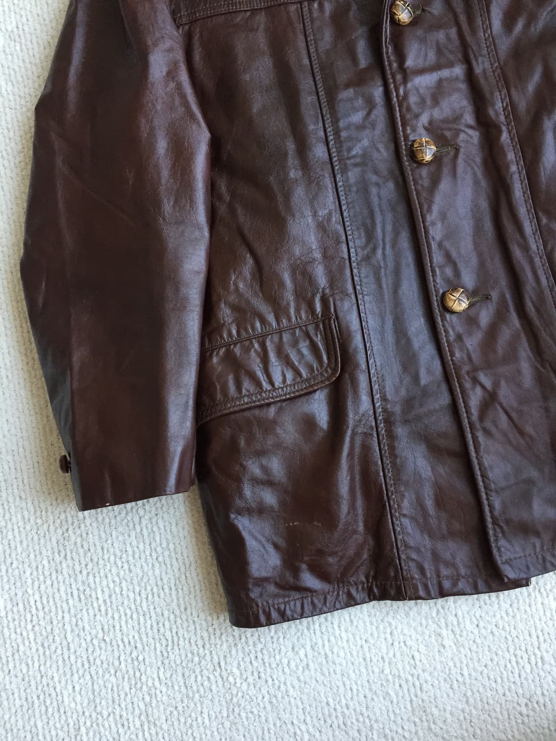 70‘s Exeelled 엑셀드 브라운 카코트 상품이미지5