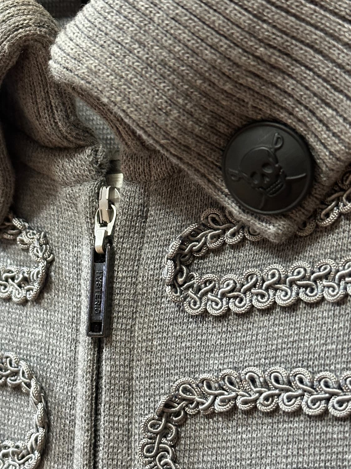 히스테릭 글래머 나폴레옹 니트 집업 상품이미지5