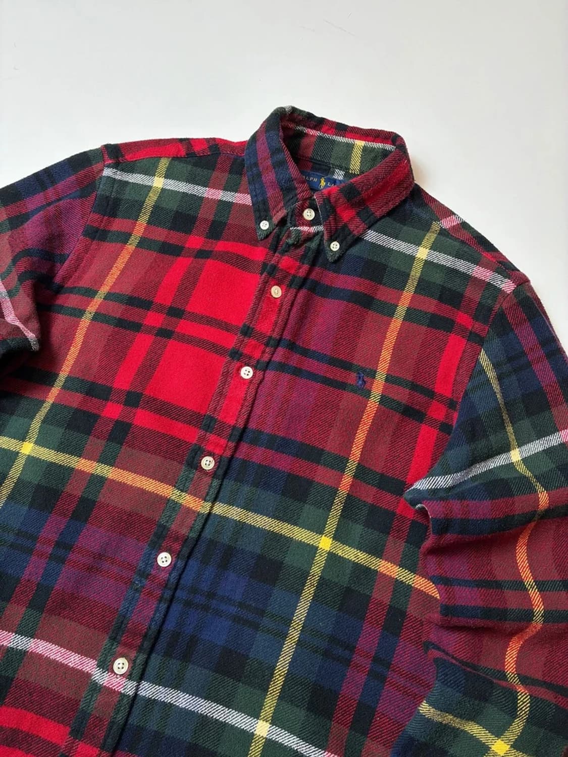 폴로 랄프로렌 플란넬 큐알 신형 클래식핏 남방 PN8249 상품이미지2