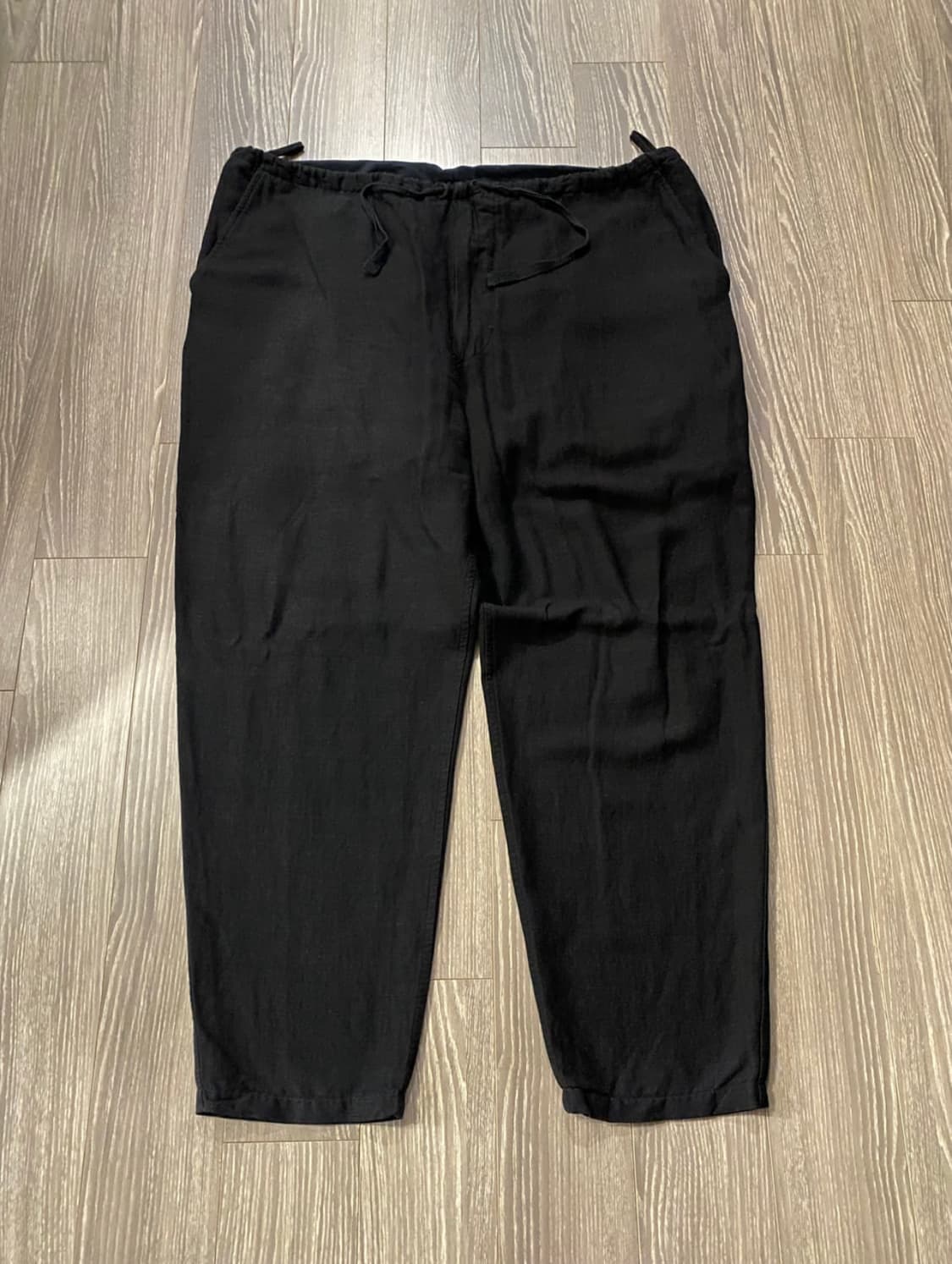 Comoli DrawString Pants Black 상품이미지5