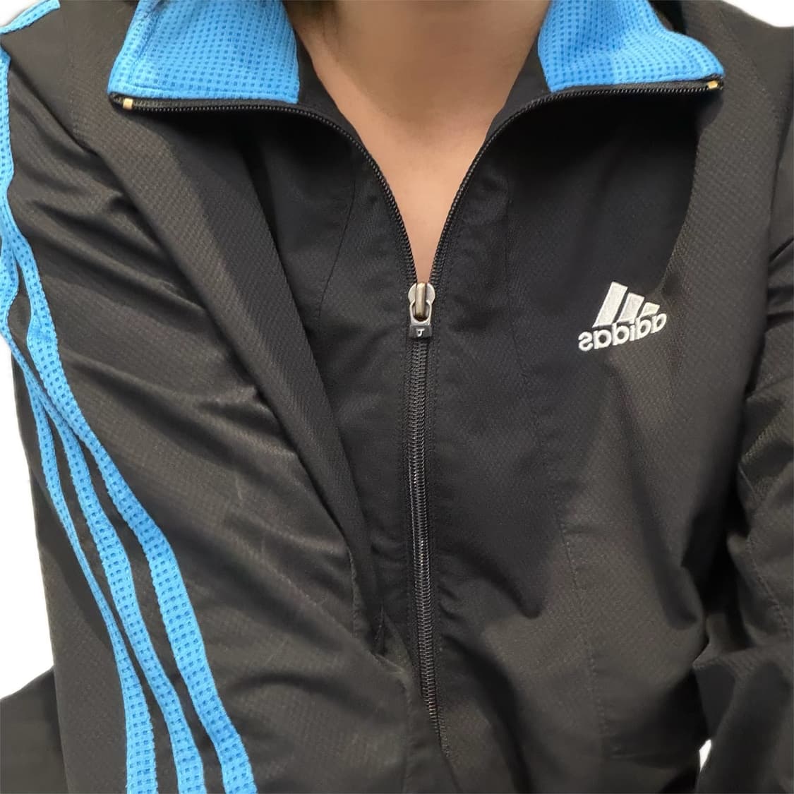 💙아디다스 에센셜 블루  블랙 우븐 져지💙 상품이미지2