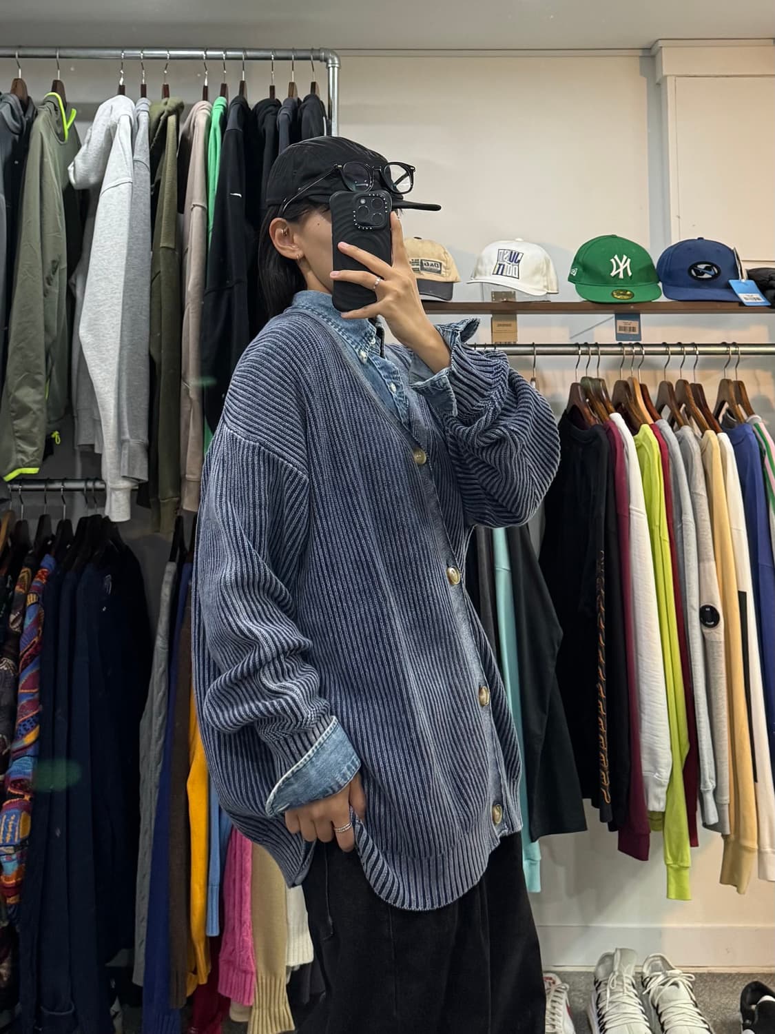 프릭스스토어 인디고 가디건 상품이미지4